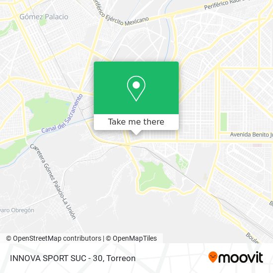 Mapa de INNOVA SPORT SUC - 30