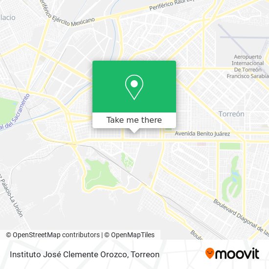 Mapa de Instituto José Clemente Orozco