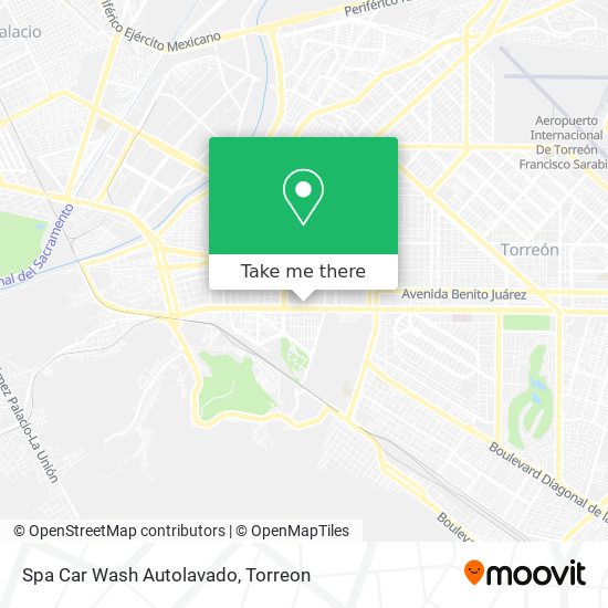 Spa Car Wash Autolavado map