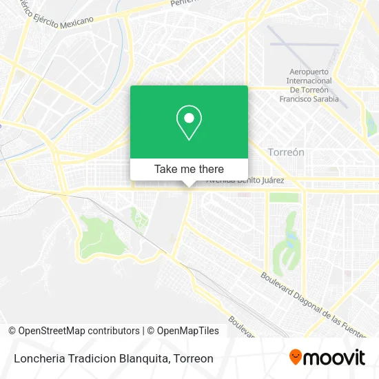 Mapa de Loncheria Tradicion Blanquita