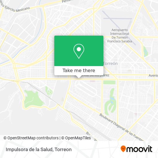 Mapa de Impulsora de la Salud