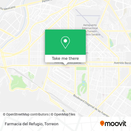 Mapa de Farmacia del Refugio