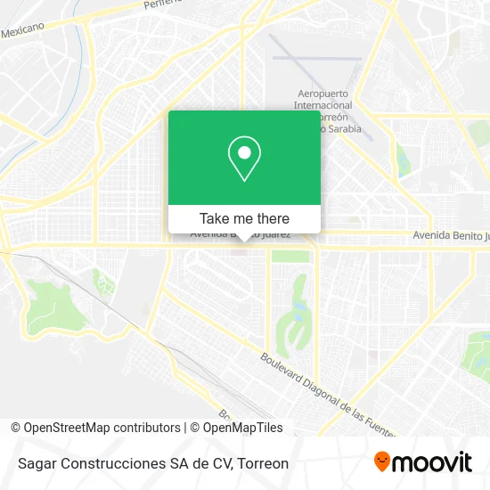 Sagar Construcciones SA de CV map