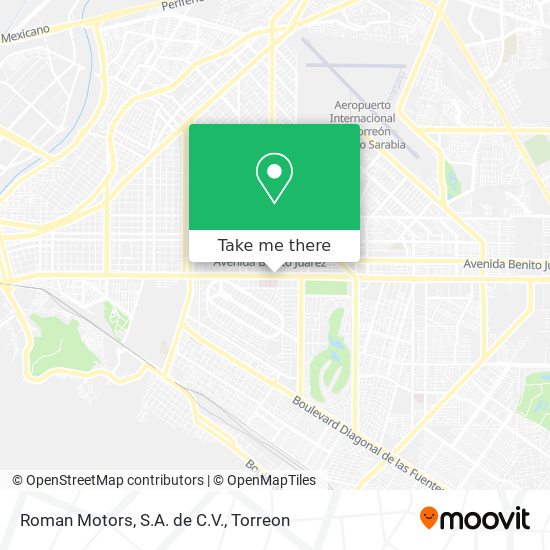 Mapa de Roman Motors, S.A. de C.V.