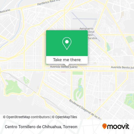 Centro Tornillero de Chihuahua map