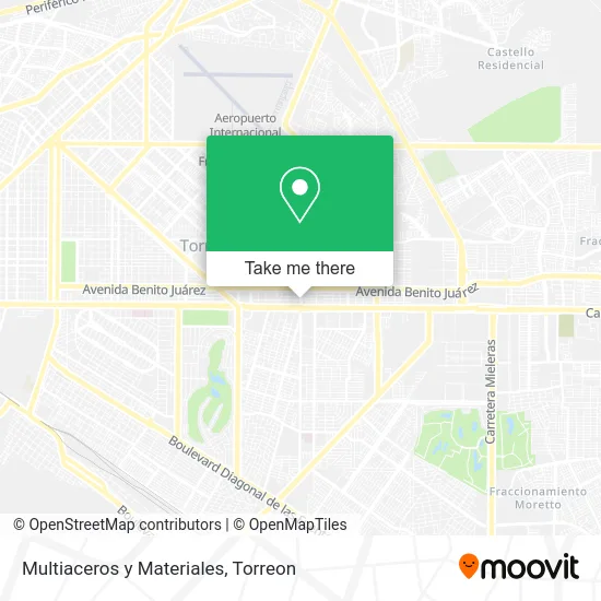 Multiaceros y Materiales map