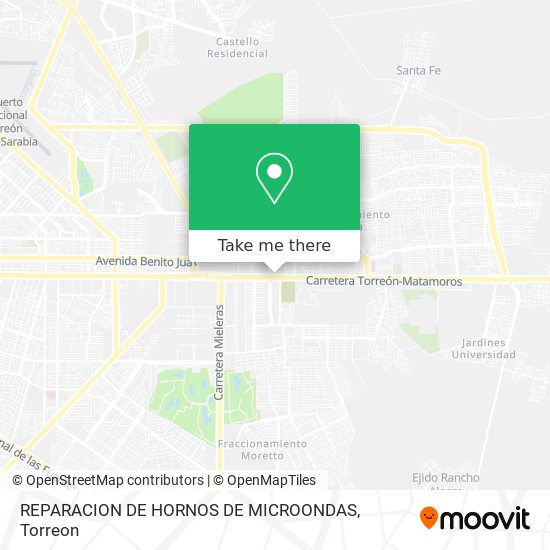 REPARACION DE HORNOS DE MICROONDAS map