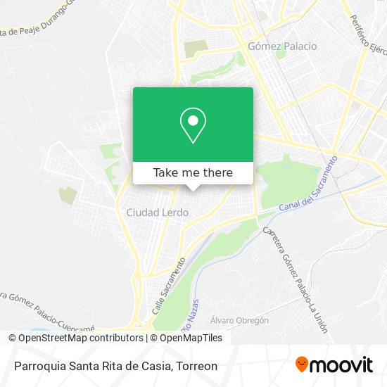 Parroquia Santa Rita de Casia map