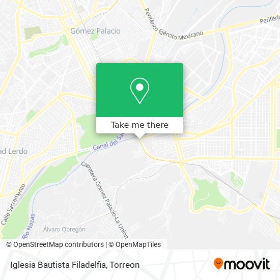 Iglesia Bautista Filadelfia map