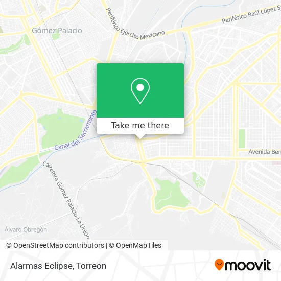 Alarmas Eclipse map