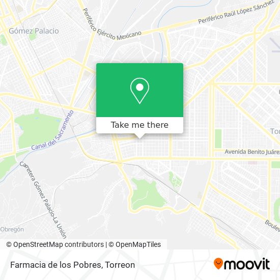 Mapa de Farmacia de los Pobres
