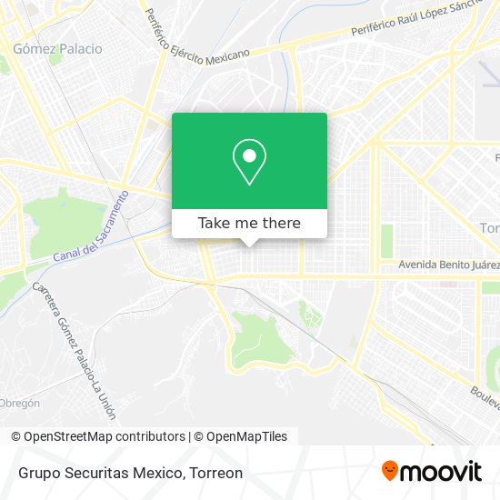 Grupo Securitas Mexico map