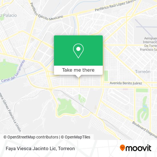 Mapa de Faya Viesca Jacinto Lic