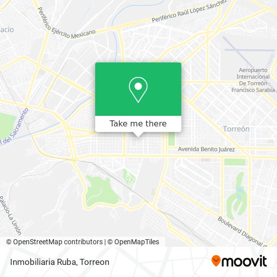 Mapa de Inmobiliaria Ruba