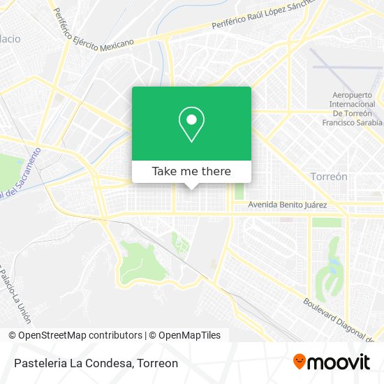 Pasteleria La Condesa map
