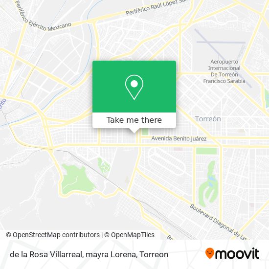 de la Rosa Villarreal, mayra Lorena map