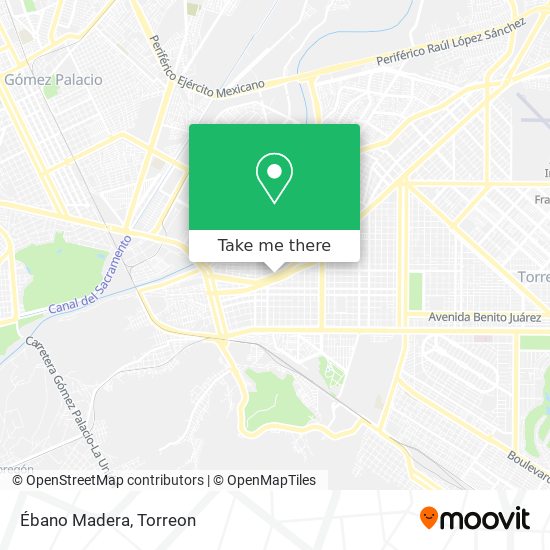 Mapa de Ébano Madera