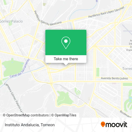 Mapa de Instituto Andalucia