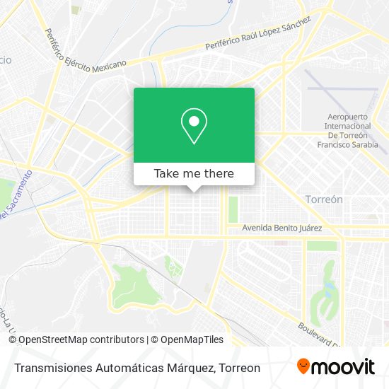 Mapa de Transmisiones Automáticas Márquez