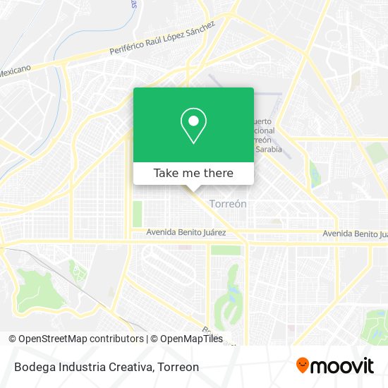 Bodega Industria Creativa map