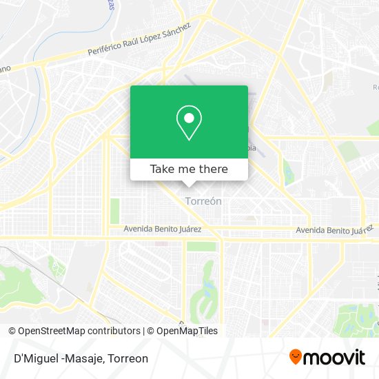 Mapa de D'Miguel -Masaje