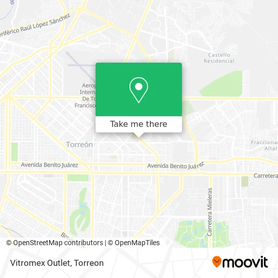 Vitromex Outlet map