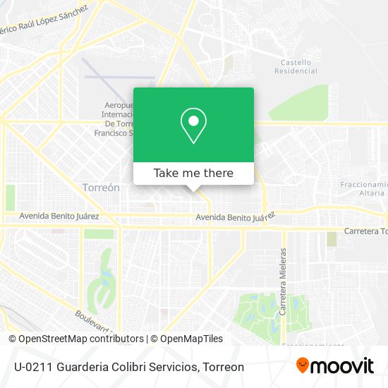 U-0211 Guarderia Colibri Servicios map