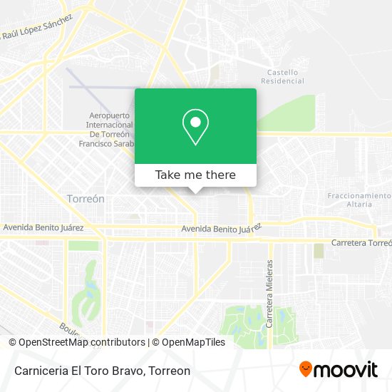 Carniceria El Toro Bravo map