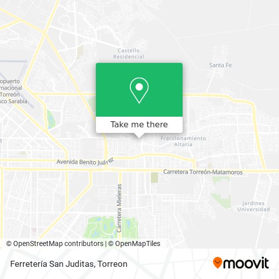 Ferretería San Juditas map
