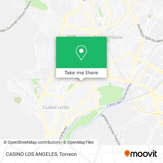 Mapa de CASINO LOS ANGELES