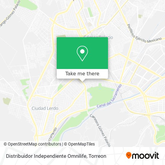 Mapa de Distribuidor Independiente Omnilife