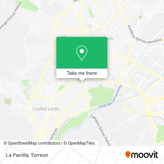 La Parrilla map
