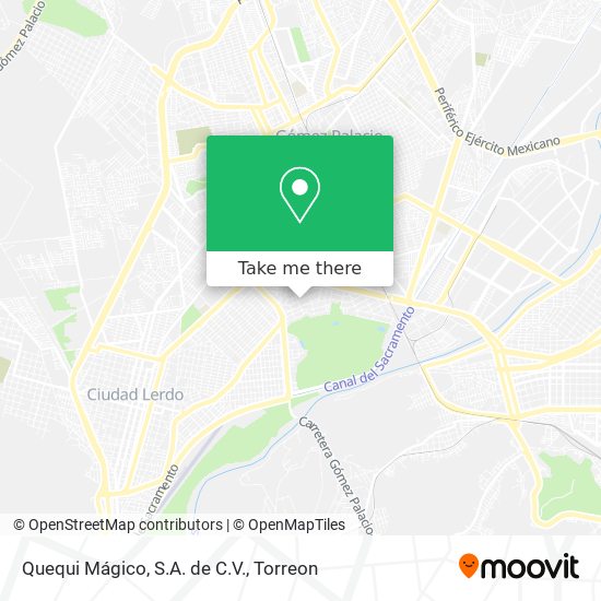 Quequi Mágico, S.A. de C.V. map
