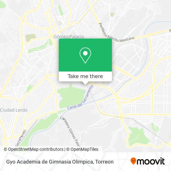 Gyo Academia de Gimnasia Olímpica map