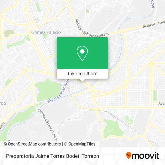 Preparatoria Jaime Torres Bodet map