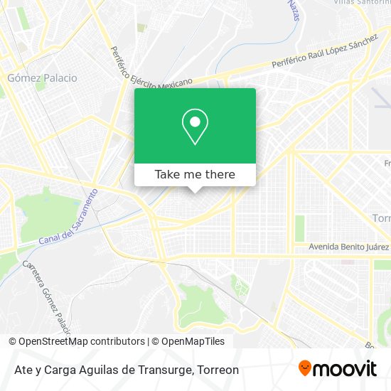 Mapa de Ate y Carga Aguilas de Transurge