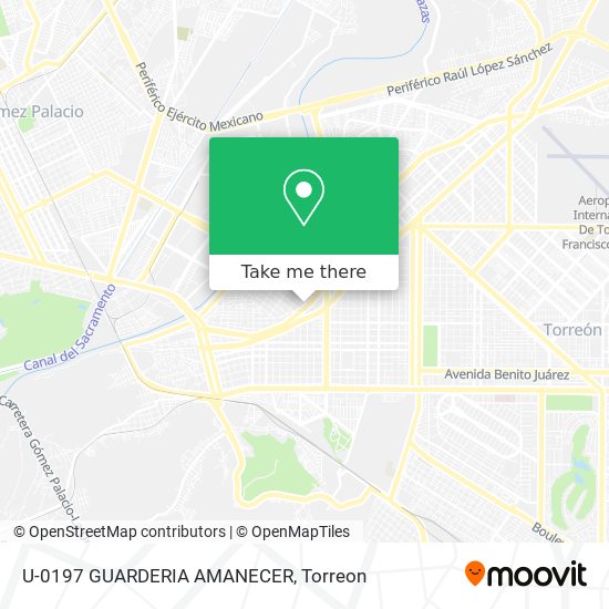 Mapa de U-0197 GUARDERIA AMANECER