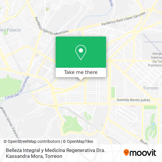 Belleza Integral y Medicina Regenerativa Dra. Kassandra Mora map