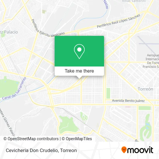 Mapa de Cevicheria Don Crudelio