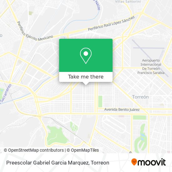 Preescolar Gabriel Garcia Marquez map