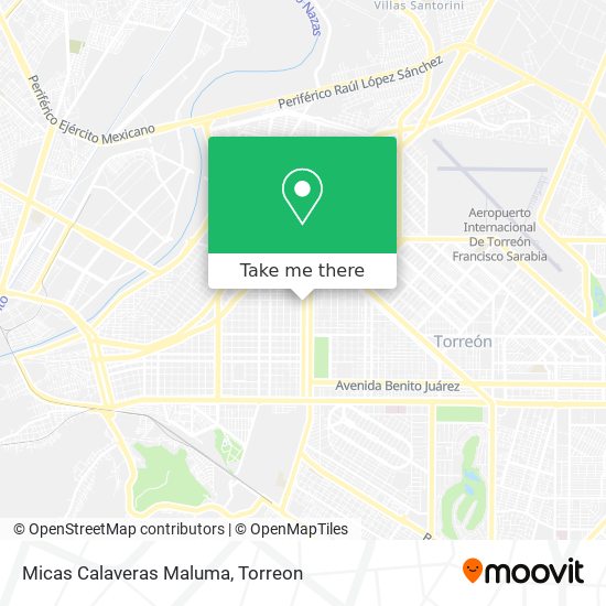 Micas Calaveras Maluma map