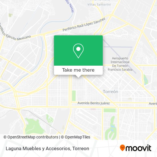 Laguna Muebles y Accesorios map