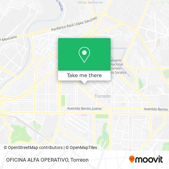 OFICINA ALFA OPERATIVO map