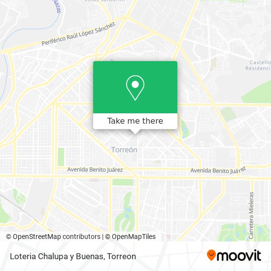 Loteria Chalupa y Buenas map