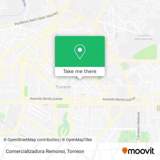 Comercializadora Remonsi map