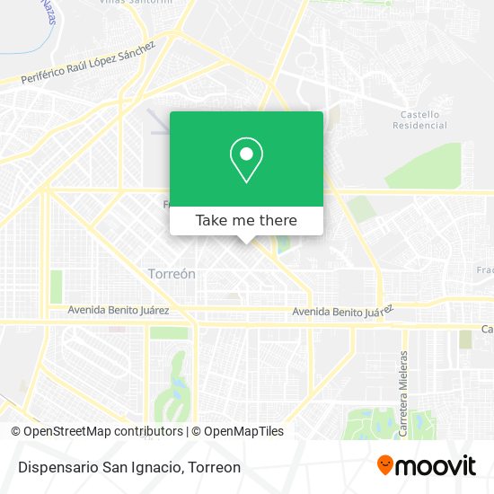 Dispensario San Ignacio map