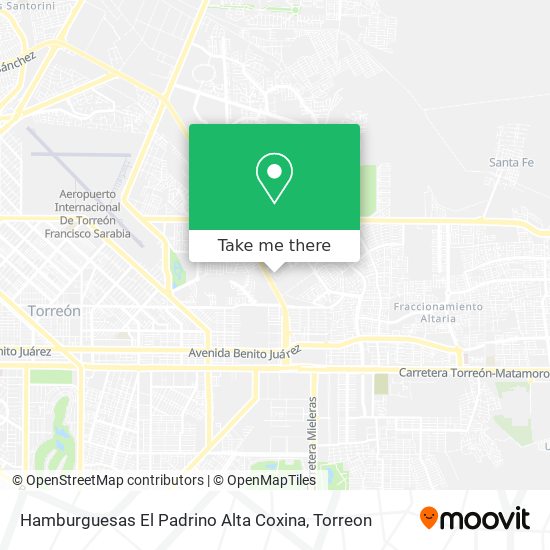 Hamburguesas El Padrino Alta Coxina map