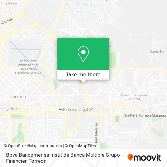 Bbva Bancomer sa Instit de Banca Multiple Grupo Financier map