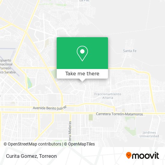 Mapa de Curita Gomez