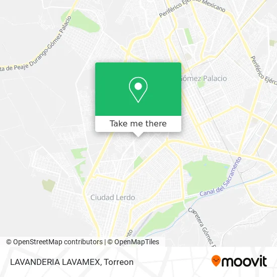 LAVANDERIA LAVAMEX map